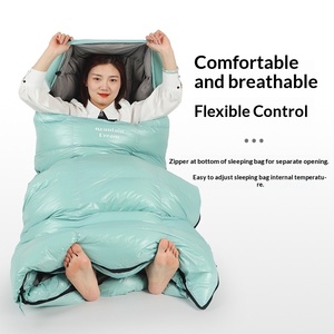 <span class=keywords><strong>Sac</strong></span> <span class=keywords><strong>de</strong></span> <span class=keywords><strong>couchage</strong></span> <span class=keywords><strong>de</strong></span> voyage pour la <span class=keywords><strong>montagne</strong></span> Mountain Dream, pour adultes, hiver, ultra-léger, rembourré en duvet d'oie, nylon 210 cm, enveloppe - Product Image 2