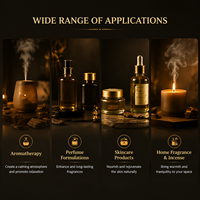 Huile essentielle d'agarwood 100% pure, antiseptique, parfum sucré, cosmétiques biologiques, parfum, fabrication de parfums, huile pour diffuseur d'hôtel
