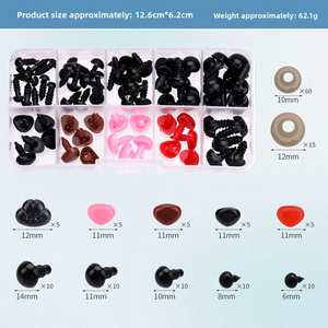 D & D hecho a mano DIY Animal de peluche muñeca de ganchillo accesorios de costura transfronterizos con ojos de plástico y relleno de nariz - Product Image 6