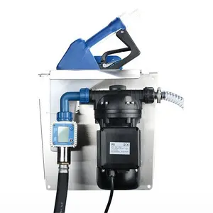220伏-240伏IBC adblue泵套件，带数字仪表自动喷嘴电动化学泵def鼓尿素输送泵套件