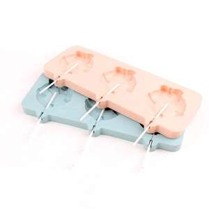 Moule à glaces en silicone pour bébé, personnalisé, <span class=keywords><strong>dessin</strong></span> animé, fait maison, pour sucettes glacées et crèmes glacées - Product Image 5