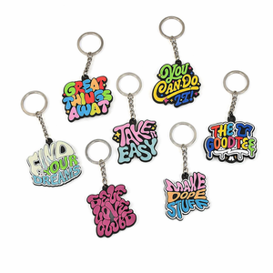 Promotional Gift Business Custom Logo <b>Key</b> <b>Chains</b> Pvc Silicone Keychains Gift Soft <b>Rubber</b> Custom Keychain With Your Design - Product Image 4