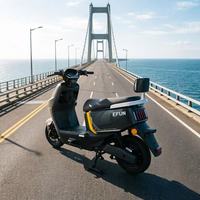 Ticari Toptan Elektrikli Motosiklet 1000W Stabil Sürüş Yetişkin Günlük Seyahat E-Scooter