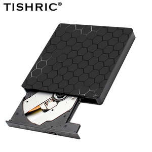 Lector de DVD Externo USB 3.0 TISHRIC, Unidad de DVD-<span class=keywords><strong>RW</strong></span> Externa Tipo C con Función POP-UP, Reproductor de <span class=keywords><strong>CD</strong></span> Tipo C para Computadora Portátil y de Escritorio - Product Image 2