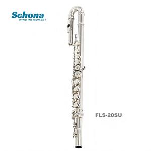 <span class=keywords><strong>Flauta</strong></span> de tubo curvado de cuproníquel plateado de 16 orificios - <span class=keywords><strong>Flauta</strong></span> de doble cabeza para niños - Tono C - Product Image 1