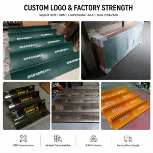 Support d'affichage mobile en <span class=keywords><strong>titane</strong></span> doré avec roulettes 80*180cm, support de signalisation commercial sur pied pour hall d'accueil et commerce de détail - Product Image 4