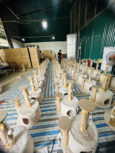 FEDERAL Modern Indoor <b>Cat</b> <b>Tree</b> Natural Sisal Rope <b>Scratching</b> <b>Post</b> Wooden Base Pet Furniture OEM ODM Custom Bulk Wholesale - Product Image 6