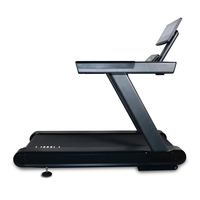 Cinta de Correr Inteligente para Gimnasio con Pantalla Espejo Giratoria de 21.5 Pulgadas, Carga Inalámbrica y por Cable para Teléfonos, Equipo Comercial de Cardio