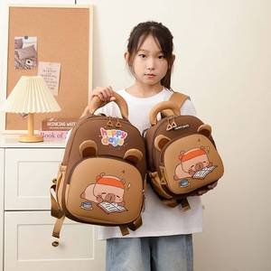 Precio de Fábrica al por Mayor, Mochila Escolar Impermeable de Gran Capacidad para Niños, Estilo Británico, Tela Oxford, para Niñas y Niños - Product Image 1