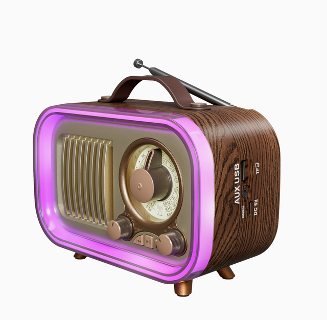 Cross-border Retro Radio, Multi-functional  Speaker, Outdoor Wireless Portable Home Audio System, Card Slot Compatible.