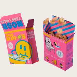 Prix de gros <span class=keywords><strong>d</strong></span>'usine Boîte à collation imprimée personnalisée Boîte à flocons <span class=keywords><strong>d</strong></span>'avoine de couleur Emballage pour aliments Boîte en papier de qualité alimentaire Hot Seller - Product Image 1