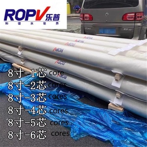 Boîtier de membrane FRP ROPV 40 pouces de long, 1 à 6 éléments, pour systèmes RO industriels 1000 PSI, avec certification CE - Vente chaude - Product Image 3
