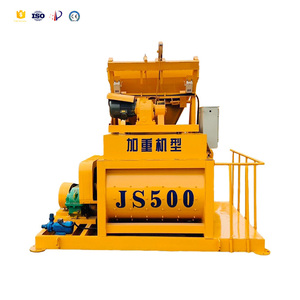 Self-Loading Mobile <span class=keywords><strong>JS500</strong></span> 750 1000 pencampur beton poros ganda kapasitas tinggi pabrik pencampur dari Cina - Product Image 2