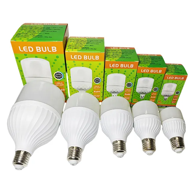 Factory Wholesale Price Energy Saving Led Light Bulbs Led B22/e27 Base T Bulbs For Home Living Room Use
