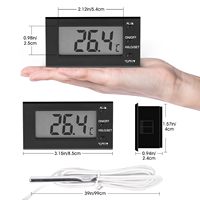 Termómetro Digital para Horno con Alarma de Temperatura para Freidora de Aire, Horno, Parrilla y Ahumador, -50°C ° C-300 ° C