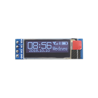 Módulo de Pantalla OLED de 0.91 Pulgadas con Resolución de 128x32 para Arduino y Raspberry Pi