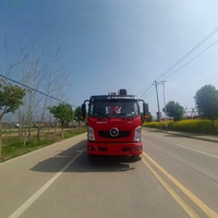 Grue de camion 4x2 de haute qualité de 8 tonnes avec moteur et pompe à huile de 5 tonnes de capacité nominale de la marque chinoise Dayun