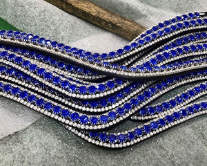 Bandes de front en cuir et cristal avec cuir véritable et cristaux naturels pour chevaux, en vente par les exportateurs - Product Image 3