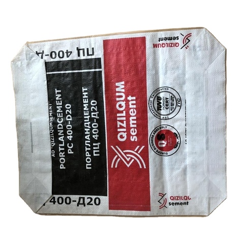 25kg 50kg Polypropylene Valve square Bottom Ad Star  OPC Cement Bag 50kg