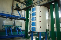 Machine de fabrication d'huile de son de riz à commande automatique PLC, usine de production d'huile de son de riz multifonctionnelle à l'étranger
