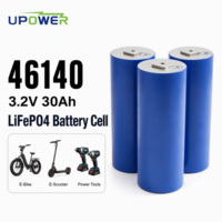 Batterie cylindrique ULi 4000 cycles 3.2V 30Ah Lifepo4 46140, cellules de batterie LFP pour vélos électriques, trottinettes électriques, outils électriques