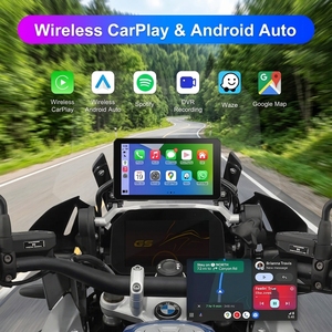 Nouvel écran tactile portable sans fil CarPlay Android Auto de 7 pouces, écran HD IPS, navigation GPS, émetteur FM pour autoradio compatible - Product Image 1