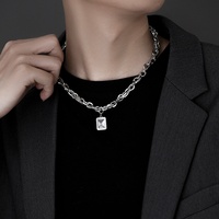 Chaîne de clavicule hip-hop personnalisée en acier inoxydable collier de chandail pour hommes conception de niche pour femmes chaîne de chandail de haute qualité à la mode