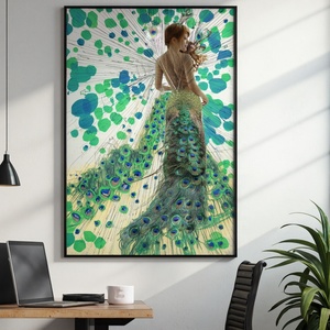 Trang trí nội thất trang trí nội thất pha lê sơn Oriental Nude Granite tác phẩm nghệ thuật không khung kỹ thuật số sơn dầu in trang trí tường nghệ thuật đóng khung - Product Image 4