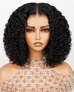 Layered Wavy <b>Human</b> Hair <b>Wig</b> Light Brown Blonde Black Heat Resistant Curtain Bangs 175/190/220g - Product Image 4