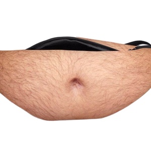 Fakel Belly Dad Bag borsa divertente per pancia di birra previene le molestie di un marsupio in materiale Pu con pancia grande - Product Image 3