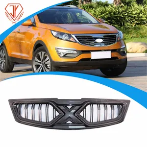 JY Kia Sportage Grille2014ブランド自動車部品RSフロントバンパーグリルKiaSportageグリルボディキットアクセサリースポーツプラスチック