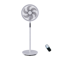 Kipas Angin DC 16 Inci 2-in-1, Kipas Lantai & Meja Hemat Energi dengan Remote Control, Mode Alami & Tidur