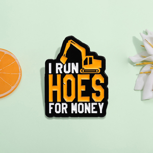 Pin de Esmalte con Diseño de Hombres Corriendo por Dinero, Broche de Metal Creativo, Insignia para Solapa, Joyería, Regalo para Amigos, Venta al por Mayor - Product Image 2