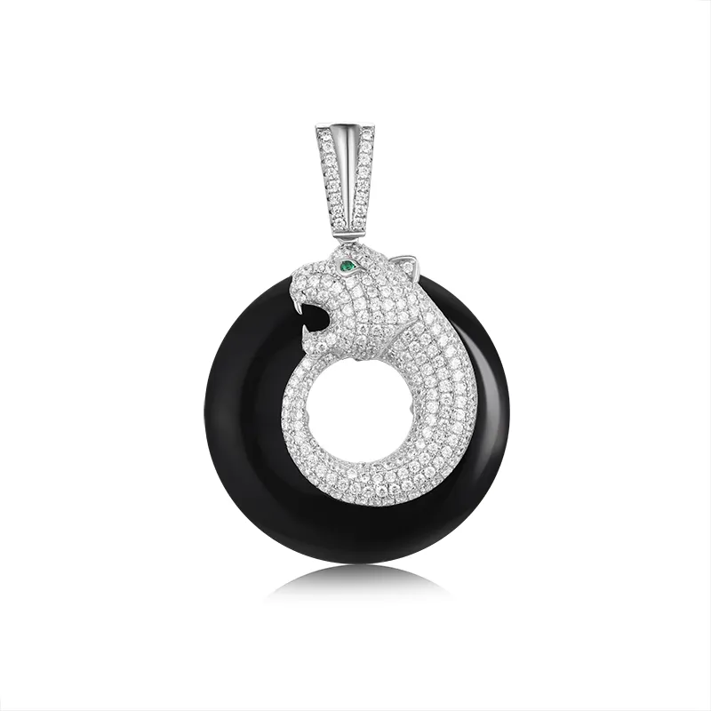 Wholesale Classic Luxury 925 Sterling Silver Jewelry Zirconia Stone Pendant Necklace For Women