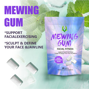 Goma de mascar personalizada de primera calidad para esculpir y definir la cara y la mandíbula 15X goma de mascar de menta más dura Fitness Facial - Product Image 6