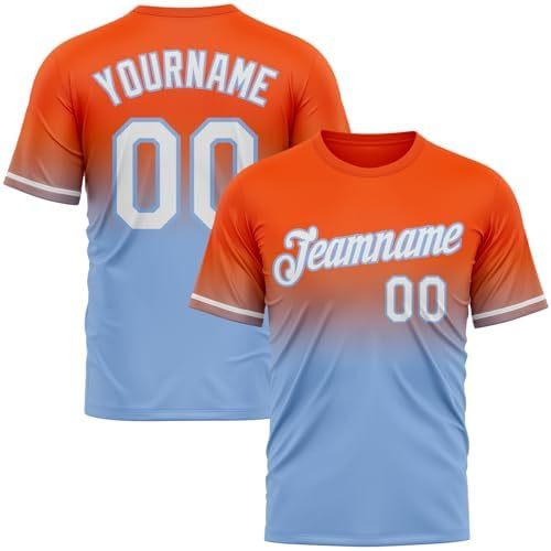 Orange et bleu clair