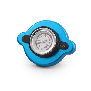 Bouchon de réservoir d'eau modifié de 0,9 litre avec jauge de température pour excavatrices et autres machines, couvercle de radiateur - Product Image 3