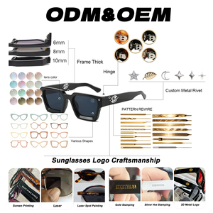 <span class=keywords><strong>Occhiali</strong></span> <span class=keywords><strong>da</strong></span> <span class=keywords><strong>Sole</strong></span> di Lusso 2026 con Lenti Viola, Alta Qualità, Logo Personalizzato, Design Quadrato Oversize per <span class=keywords><strong>Uomo</strong></span> e Donna - Product Image 4