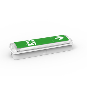 Lampe murale LED d'urgence pour sortie de secours 650lm 5W avec indicateurs de direction IP65 Test automatique <span class=keywords><strong>CB</strong></span> CE pour usine industrielle, entrepôt, centre commercial - Product Image 4