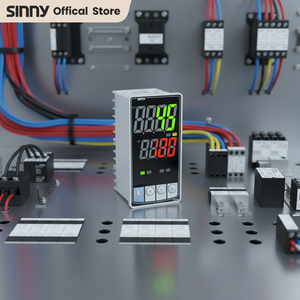 جهاز تحكم في درجة الحرارة الرقمي TX4 48*48 50م 24 ساعة إنتاج مستمر Pt100 24 فولت 100-240 فولت تحكم PID من ديكسل - Product Image 3