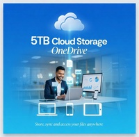 Nueva Cuenta de Office 365 Proplus E3, OneDrive 5TB, 5 Dispositivos para Mac y PC, Smartphone, Activación Global de por Vida en Línea, en Stock
