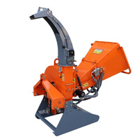 Broyeur à bois WC46 PTO, 4 pouces, attelage 3 points pour tracteur, alimentation hydraulique, 540 tr/min, 15 CV