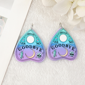 Dijes de Halloween, Planchette de Ouija, Acrílico, Estilo Gótico <span class=keywords><strong>Pastel</strong></span>, Accesorios para Joyería, para Hacer Aretes y Collares - Product Image 4
