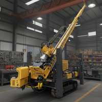 Machine de forage rotative hydraulique diesel pour mines de roche, prix usine, 1000 mètres, pour l'exploration minière