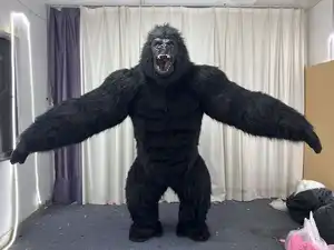 Disfraz de gorila Cosplay con certificación CE de alta calidad, disfraz de gorila inflable barato de 2,6 m/3m a la venta