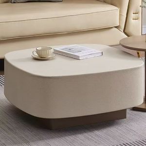 Set Tavolino da Caffè e Tavolino Laterale Minimalista con <span class=keywords><strong>Vetro</strong></span> Fumé e Finitura Opaca - Product Image 3