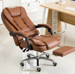 Chaise de bureau BOSS exécutive minimaliste à dossier haut à bas prix avec design ergonomique en mousse PU réglable et roues - Product Image 6