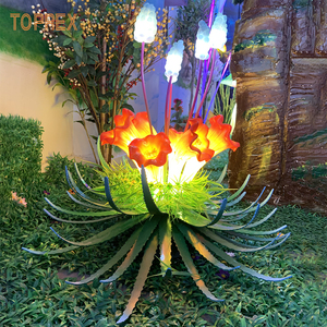 Pour Toprexdecor LED lumières fruits magiques fleurs lumineuses éclairage décoratif pour extérieur noël Fiesta <span class=keywords><strong>fibre</strong></span> de verre résine magique - Product Image 4