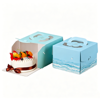 Boîte à gâteaux Ching TA avec logo, emballage alimentaire recyclable et écologique, personnalisable, en papier couché mat, avec gaufrage