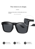 Classique bleu TR90 lunettes de soleil Vintage sport pilote Style avec lentille polarisée unisexe mode lunettes de soleil cadre marron pour hommes femmes